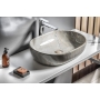 DALMA ceramic washbasin 59x42x14 cm, grigio