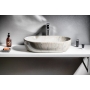 DALMA ceramic washbasin 59x42x14 cm, grigio
