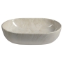 DALMA ceramic washbasin 59x42x14 cm, marfil