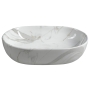 DALMA ceramic washbasin 59x42x14 cm, carrara