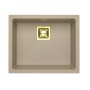 SINK ALVEUS QUADRIX 50 Pebble G02M P-U, with gold color fitings  ( 1108035 + 1127152 + 1103421 + 1110854)