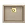 SINK ALVEUS QUADRIX 50 Pebble G02M P-U, with bronzed color fitings ( 1108035 + 1127154 + 1103611 + 1110855)