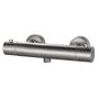 Rio Therm. Shower mixer tap 15 cm brushed steel