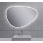 LED peegel Uovo 80x55 cm, dimmerdatav, soojendusega
