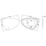 Uovo Led mirror 80x55 cm, dimmable, antifog