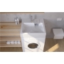 basin to mount on top of washing machine Clara 60x60 cm,white ,brackets, and soap dish included