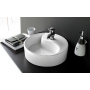 ceramic basin Yin Yang, white