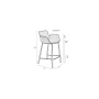 Counter Stool Brit Pink