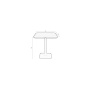 Garden Bistro Table Vondel 71X71 Black