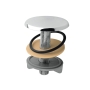 brass faucet cover plug, chrome (max 55 mm)