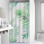 Shower curtain PEVA 180x200 cm Leaves, Green