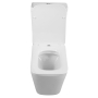 rimless wc set Porta, universal trap, dual flush, soft close seat included (parts: 1,2)
