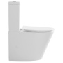 rimless wc set Pako, universal trap, dual flush, without seat (parts: 1,2)