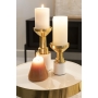 Candle Holder Glam White S