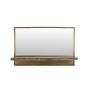 Mirror Shelf Feyza Horizontal Brass