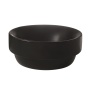 Countertop round washbasin 35x14 cm, black mat