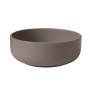 Countertop round washbasin C2 46x17 cm, ferro mat