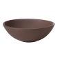 Countertop round washbasin C2 46x15 cm, burgundy mat