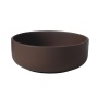 Countertop round washbasin Nolita 40x15 cm, burgundy mat