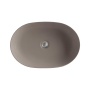 Countertop round washbasin Nolita 60x40x15 cm, ferro mat