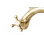 Marea basin mixer, bronze