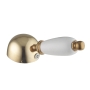 BUILT-IN SHOWER MIXER WHITE LEVER BRONZE WITH DIVERTER