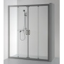 Shower screen SVAJA PLUS , clear glass