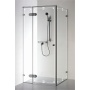 Shower enclosure NORA PLUS with pattern , clear glass