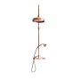 thermostatic rain shower mixer, copper