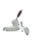 SINGLE LEVER BATH MIXER WITH SHOWER KIT LEVER WENGE, CHROME
