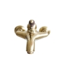 SINGLE LEVER BATH MIXER WITH SHOWER KIT LEVER WENGE,BRONZE