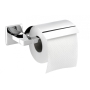 toilet paper roll holder with lid ITEM, chrome, no screw assembling
