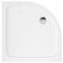 80x80 quadrant stone shower tray, white,incl front panel, feet and waste S0532+S0512+1711C+S0506