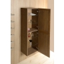 LARITA storage cabinet 40x140x30cm, right, oak graphite