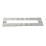 Stainless steel shower drain with grid Bucanera, 800x110mm