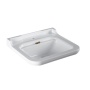 Washbasin Waldorf 60x55 cm,bronzed overflow ring included (414001+811393)