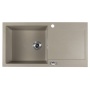 kivimassist köögivalamu sifooniga 97x50cm,  beige