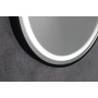 LED peegel Kaira 45x90 cm, matt must