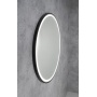 LED peegel KADRIS 80 cm, matt must