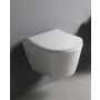 Kombineeritud WC/bidee AVVA, Rimless, 35,5x53 cm, valge