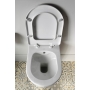 Kombineeritud WC/bidee BRILLA, Rimless, 36,5x53 cm, valge