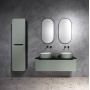 vannitoakapp KERALA, 2 ust, L/R, verde/anthracite matt