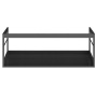NUBES/NORM washbasin frame 100x50cm, black matt