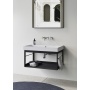 NUBES/NORM washbasin frame 80x50cm, black matt