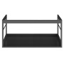 NUBES/NORM washbasin frame 80x50cm, black matt
