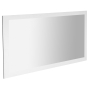 NIROX raamiga peegel 1200x700x28 mm, läikiv valge