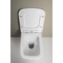 seina wc pott Spazio 34x53 cm, valge