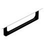 NUBES towel holder 36cm, black matt
