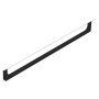 NUBES towel holder 80cm, black matt