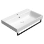NUBES towel holder 80cm, black matt